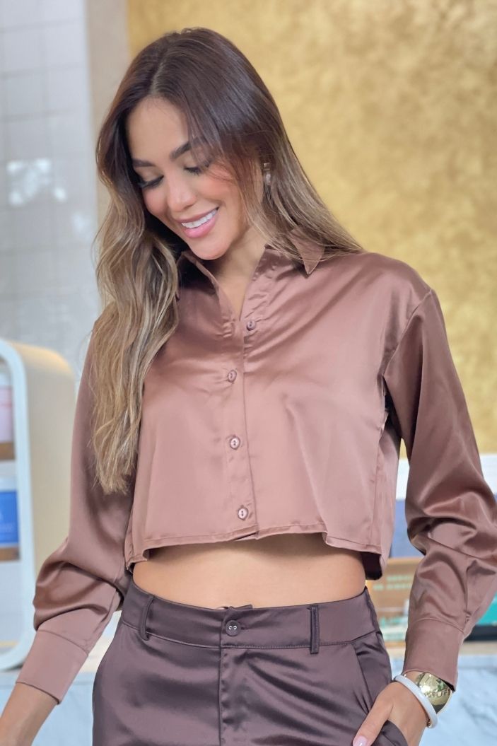 Camisa corta DF21027 | Camélia