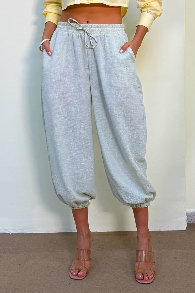 Pantalón DF06180 para mujer dyaboo Azul