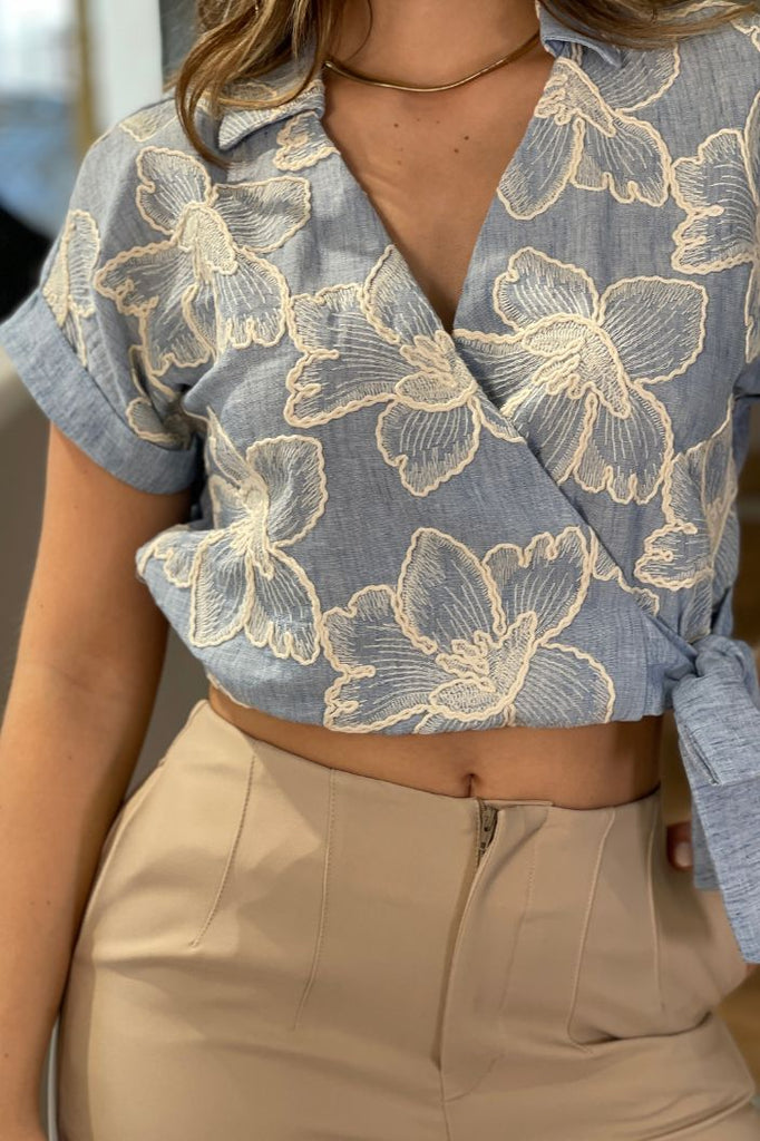 Blusa Larga Manga Corta DF02445 – Dyaboo - Main Image