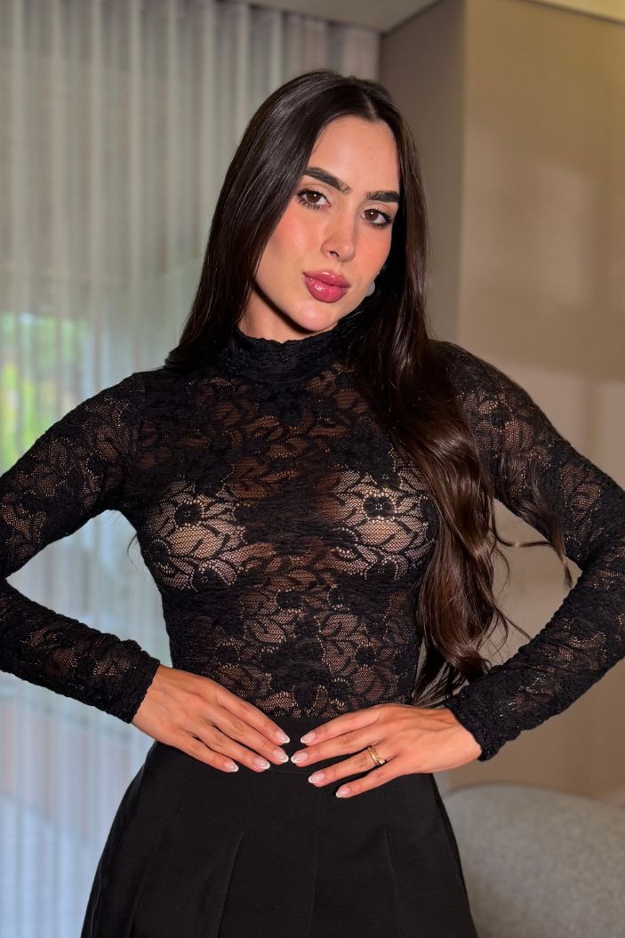 Body Manga Larga DF05058