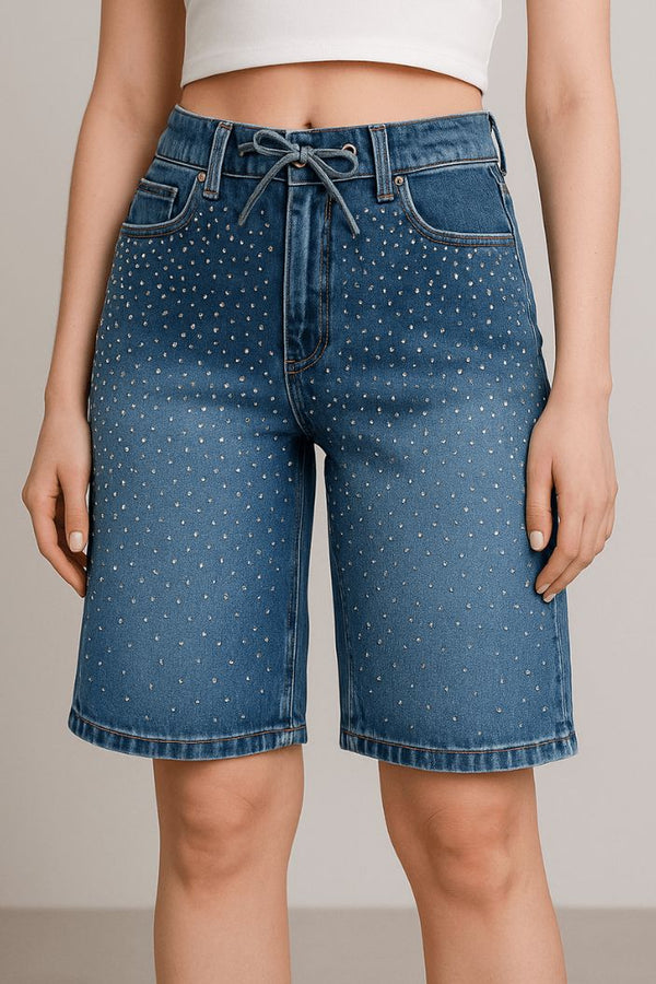 Bermuda Brillos SIK33089 para mujer dyaboo indigo 