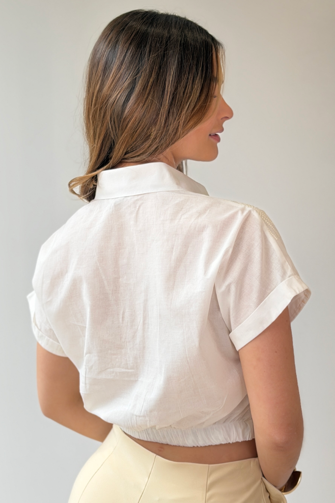 Blusa Larga Manga Corta DF02572