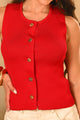 Blusa Larga Sisa TF02827 para mujer dyaboo rojo
