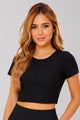 Blusa corta 5240023 | Emilia Para mujer dyaboo negro