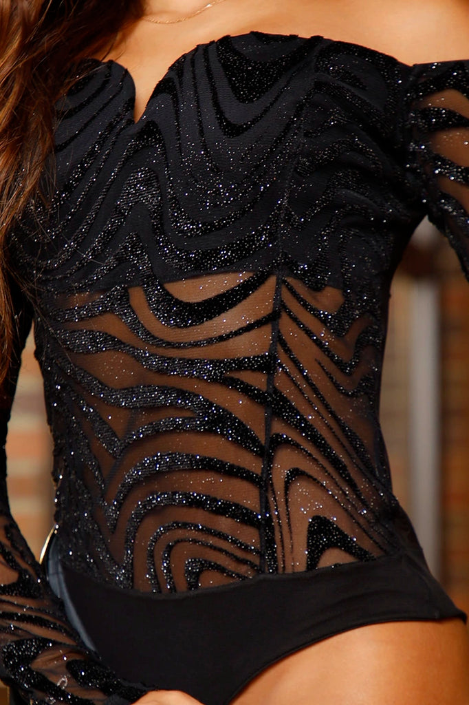 Body Bandeja DF05070 para mujeres dyaboo negro 