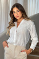 Camisera Larga DF21273  silueta amplia para mujer elaborada en algodón dyaboo crudo 1