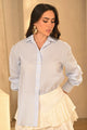 Camisera Larga DF21394 Para mujer dyaboo azul
