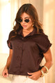 Camisera Larga DF21398 para mujer dyaboo cafe
