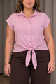 Camisera Larga Plus DP21089 para mujer dyaboo rosado