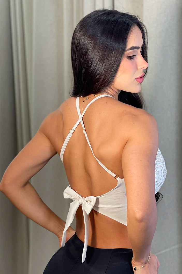 Blusa Corta Tiras DF01A10