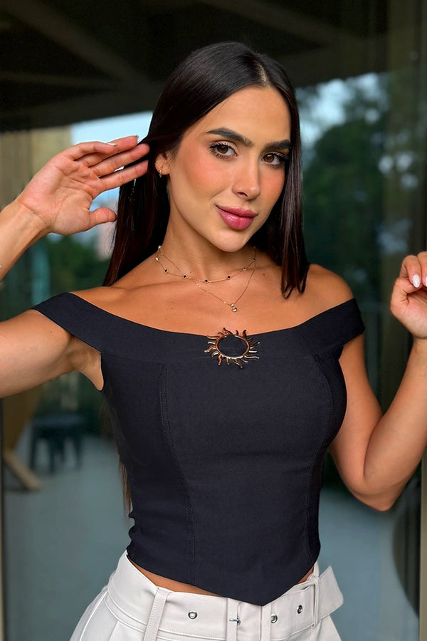 Blusa Corta Bandeja DF01A22