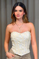 Blusa Corta Strapless DF01B52