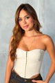 Blusa Corta Strapless DF01B99