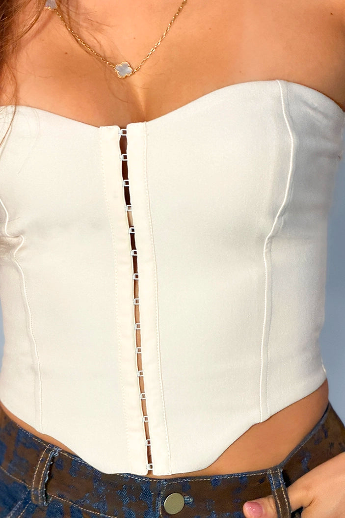 Blusa Corta Strapless DF01B99