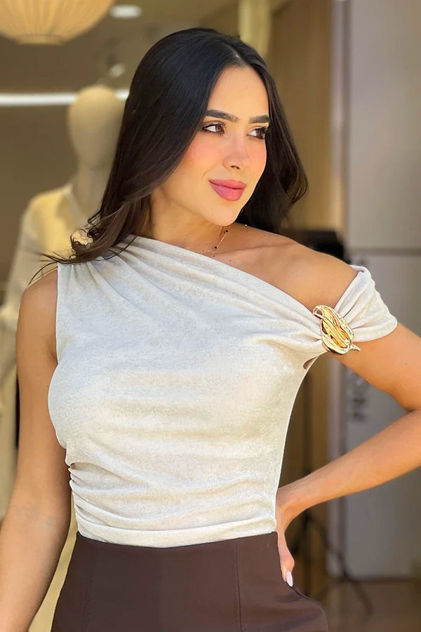 Blusa Larga Solo Hombro DF02472