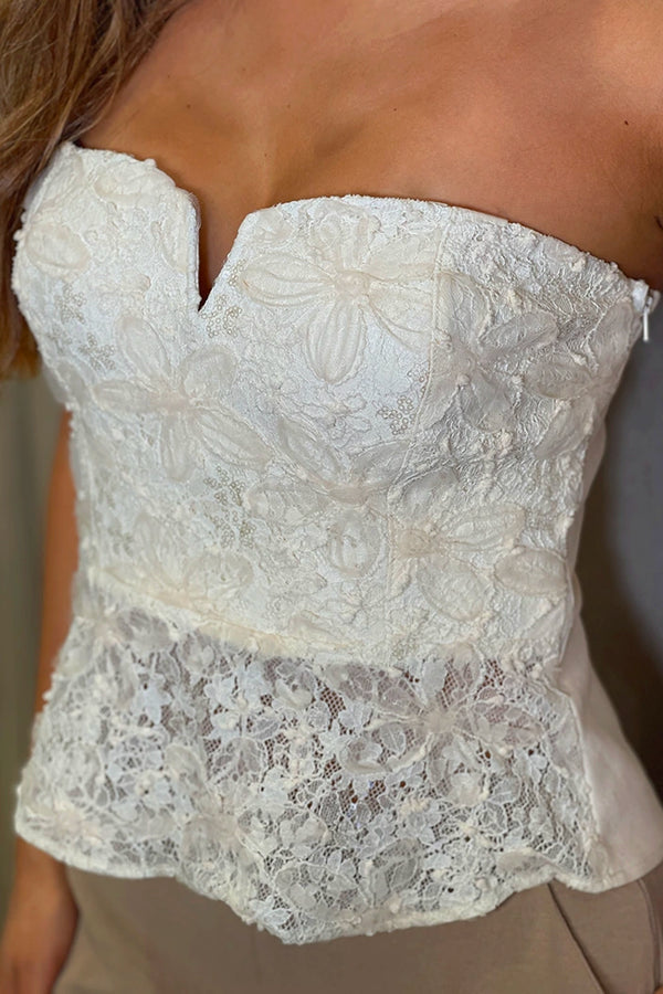 Blusa Larga Strapless DF02480