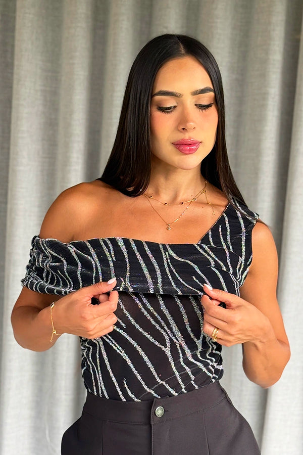 Blusa Larga Solo Hombro DF02482