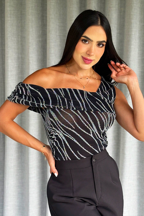 Blusa Larga Solo Hombro DF02482