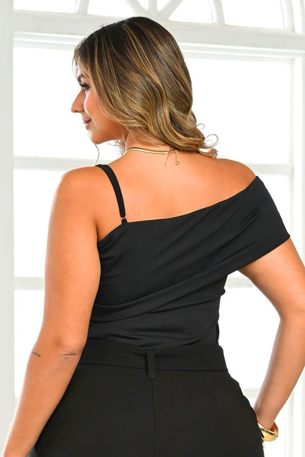 Blusa Corta Solo Hombro- Plus DP01032