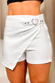 Falda Short DF08126 para mujer dyaboo crudo/blanco