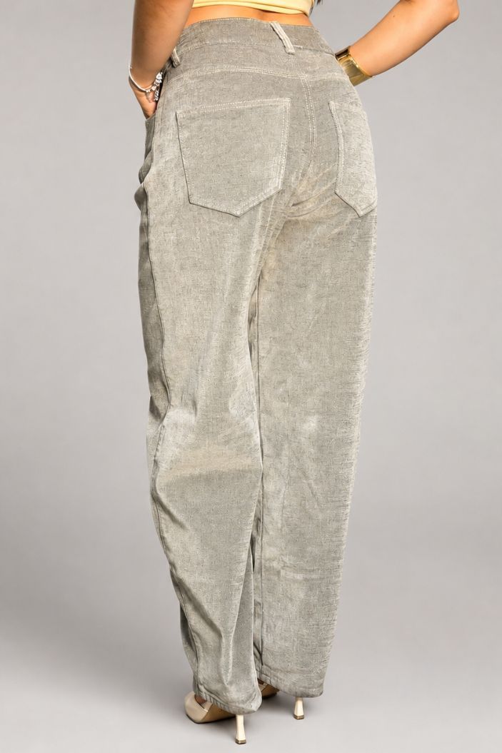 Jean Recto HF22058 para mujer dyaboo gris 1