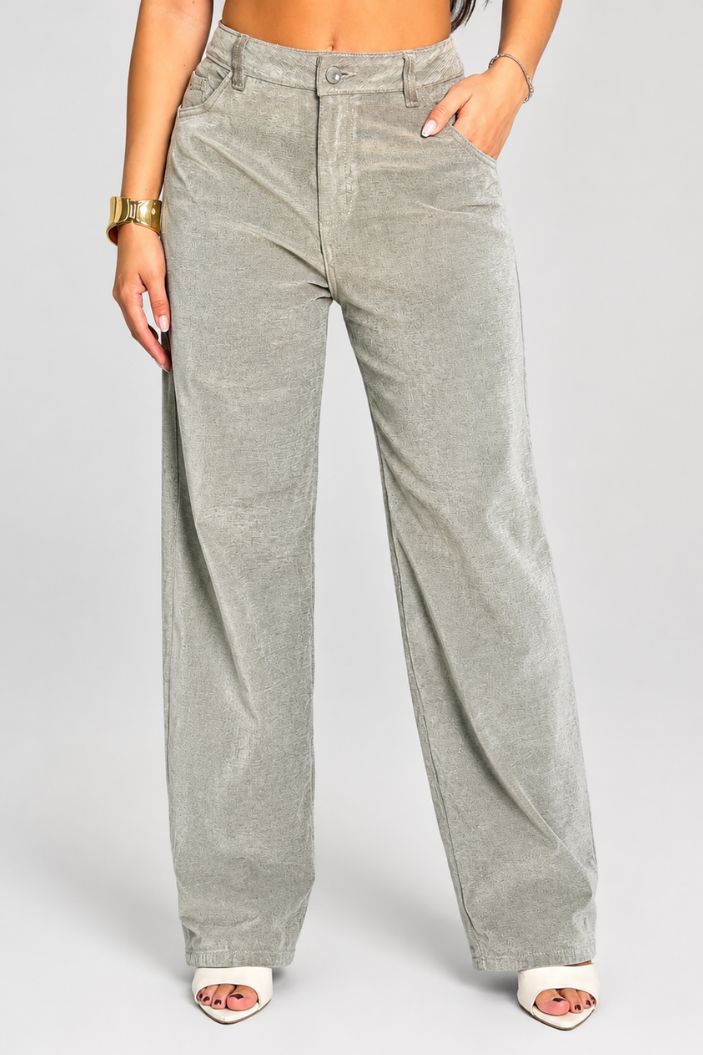 Jean Recto HF22058 para mujer dyaboo gris