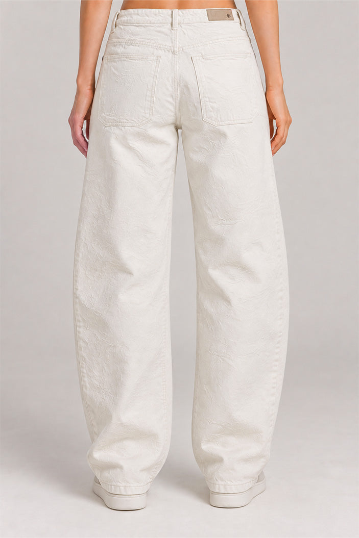 Jean Recto HF22066 para mujer dyaboo crudo/blanco