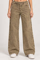 Jean Recto SF22062para mujer dyaboo camel