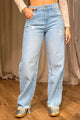 Jean Recto UF22048 para mujer dyaboo indigo claro