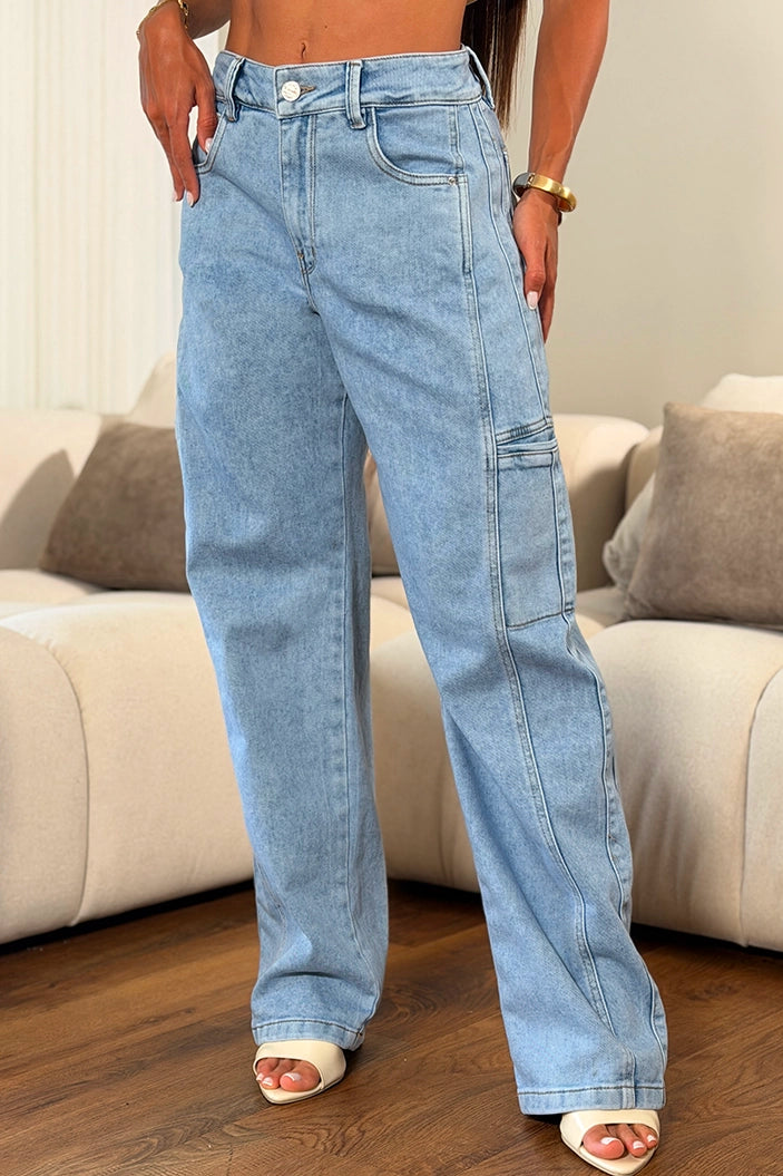 Jean  SF22033 para mujer dyaboo indigo