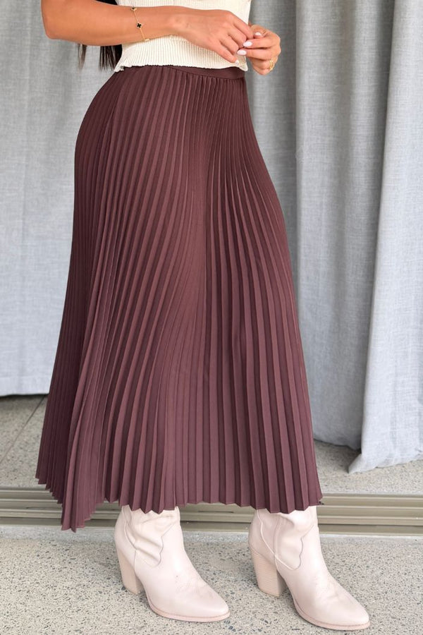 Falda Larga Plisada DF07066