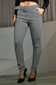 Pantalón DF06115 tendencia gallineto para mujer elaborado en poliéster con spandex