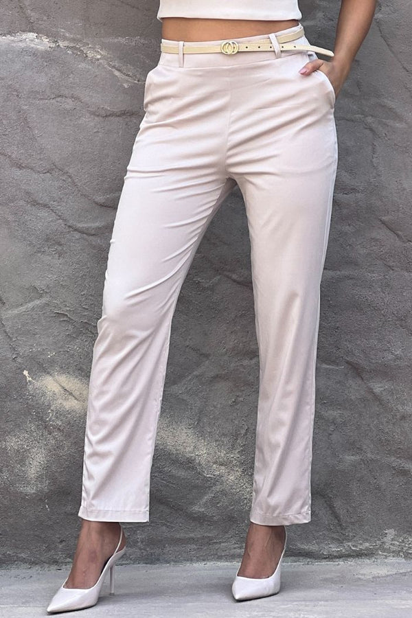 Pantalon DF06094 bota recta parra mujer dyaboo camel 1