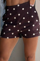 Short Corto DF08194 para mujer dyaboo cafe
